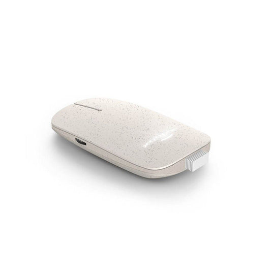 Xoopar Pokket 2 Eco | Ambidextrous Draadloze Muis | RF-Draadloos + USB-A | Wheat