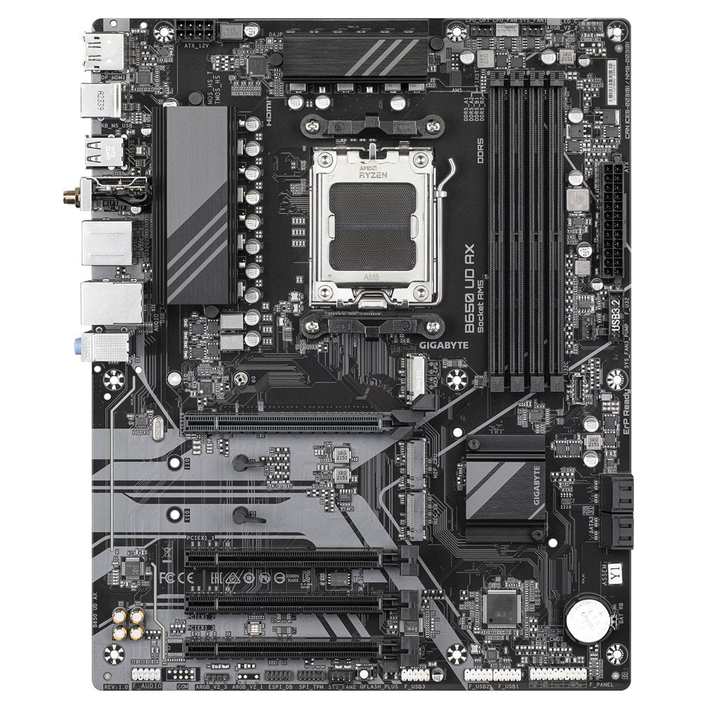 Gigabyte B650 UD AX | Socket AM5 | AMD B650 | 4xDDR5 | ATX | Moederbord - Matmuis - Matmuis