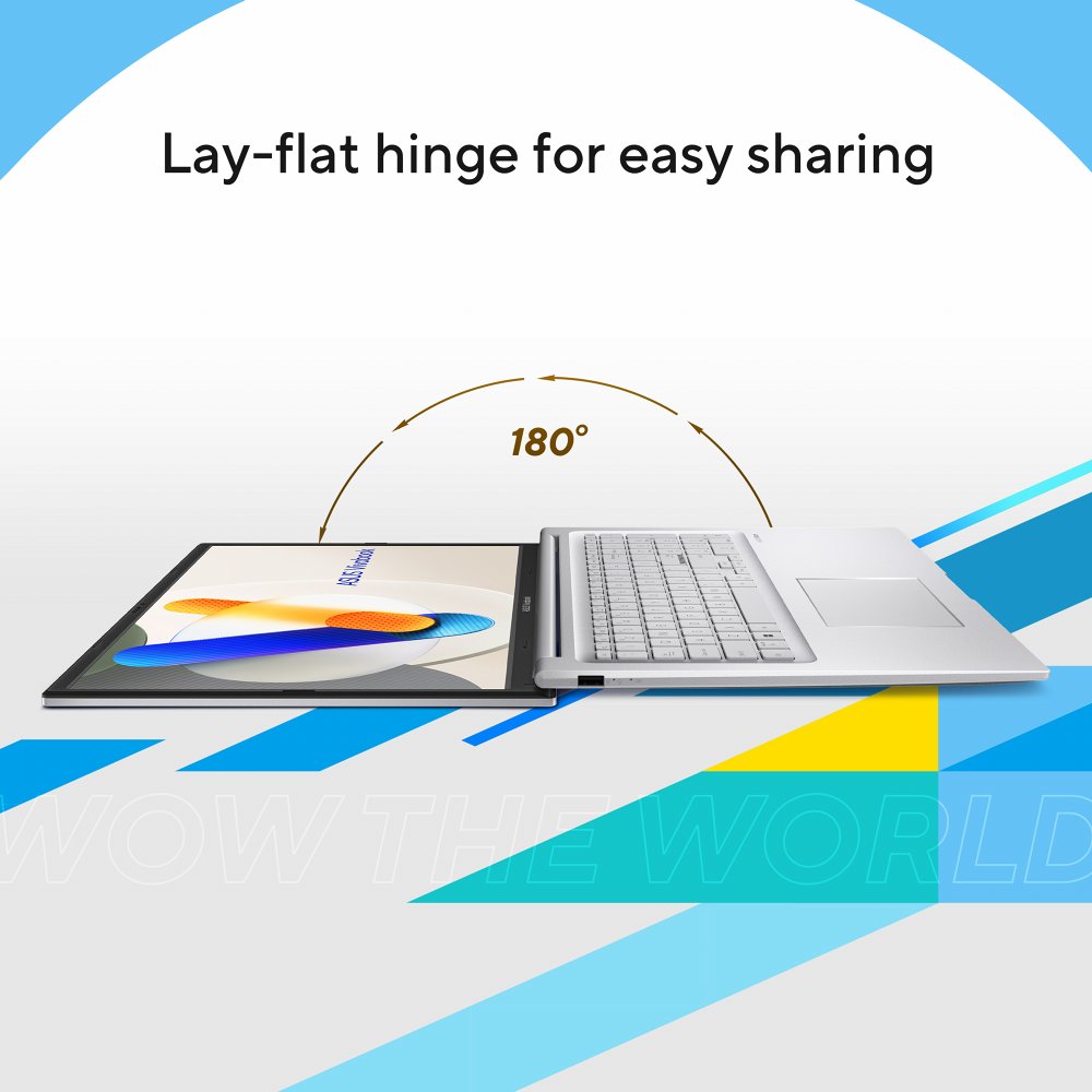 ASUS Vivobook 17 X1704VA | 17.3'' Full HD IPS | Intel Core 5 120U | 16GB RAM | 512B SSD | W11 Home | Quiet Blue