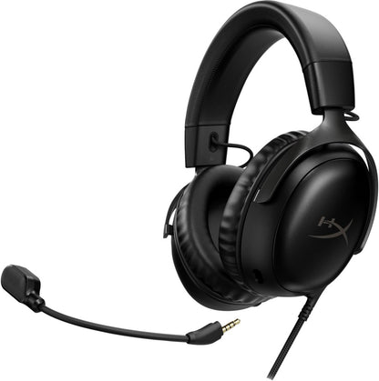HyperX Cloud III | Bedrade Over-ear Gaming Headset | 3.5mm + USB-A + USB-C | Zwart - Matmuis - Matmuis