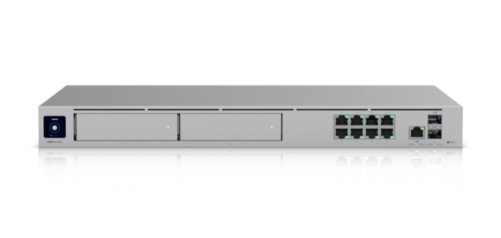 Ubiquiti UniFi Dream Machine Pro Max | Managed Gateway | 2.5G Ethernet | 1U Rackmount | Zilver - Matmuis