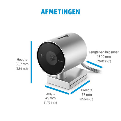 HP 950 UHD | 4K 30FPS USB Webcam met Microfoon - Matmuis - Matmuis