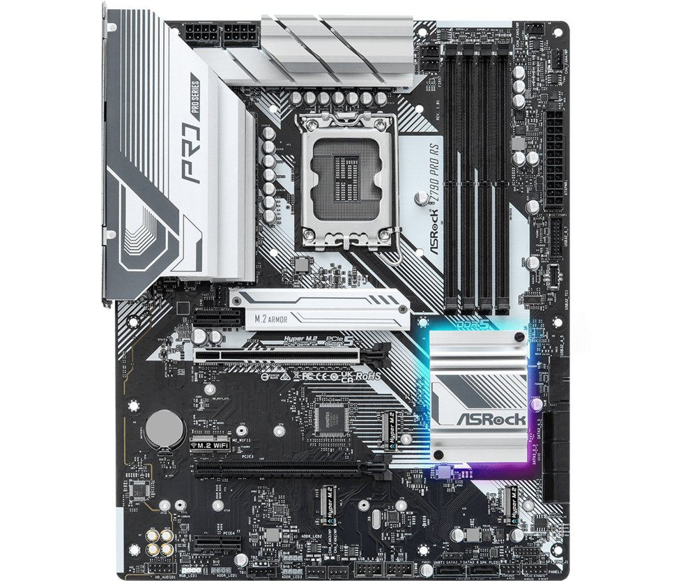 ASRock Z790 Pro RS | Socket LGA 1700 | Intel Z790 | 4xDDR5 | ATX | Moederbord - Matmuis - Matmuis