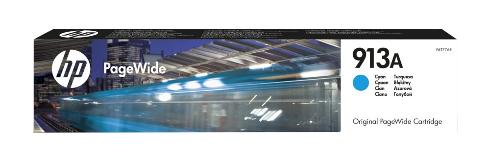HP 913A | Originele Cyaan PageWide Cartridge - Matmuis - Matmuis