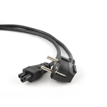 New Kenic 3-Pin Mickey Mouse (C5) EU Powercord | 1.5 m | Zwart - Matmuis