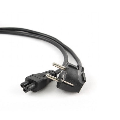 New Kenic 3-Pin Mickey Mouse (C5) EU Powercord | 1.5 m | Zwart - Matmuis