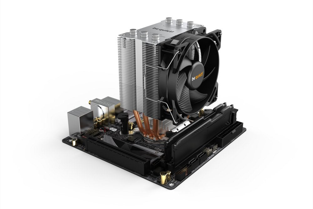 be quiet! Pure Rock Slim 2 | 130W TDP | 155mm Hoogte | 92mm Fan | CPU Luchtkoeler - Matmuis