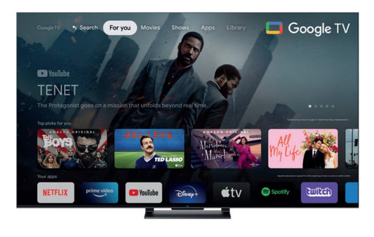 TCL C74 | 65'' Ultra HD 4K | QLED Smart TV | Wifi | Google TV | Local Dimming | Dolby Vision | 144Hz - Matmuis - Matmuis