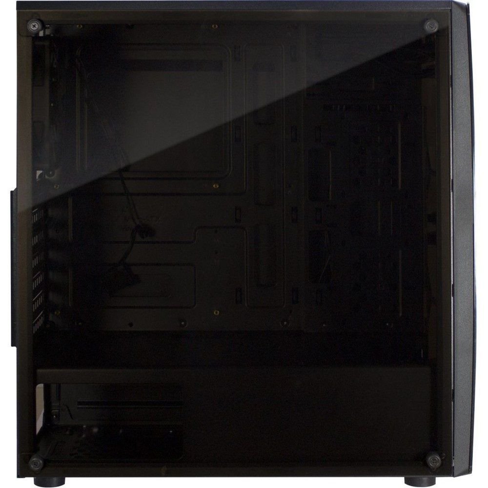 Inter-Tech Thunder Blue Light | Midi Tower Case | Zwart | RENEWED - Matmuis