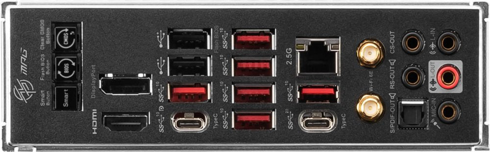 MSI MPG X670E CARBON WIFI | Socket AM5 | AMD X670 | 4xDDR5 | ATX | Moederbord - Matmuis - Matmuis