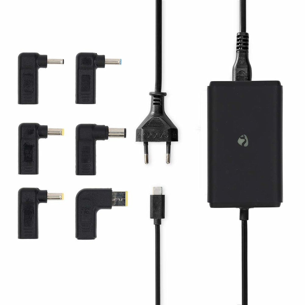 Nedis NBAU65110BK | Notebook adapter (GaN) | 65 W | USB-C Power Delivery | Zwart - Matmuis - Matmuis
