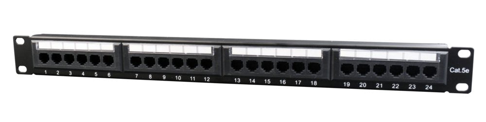 Gembird Patchpanel | 24-poorts Cat5e | Inclusief kabelorganizer | 19
