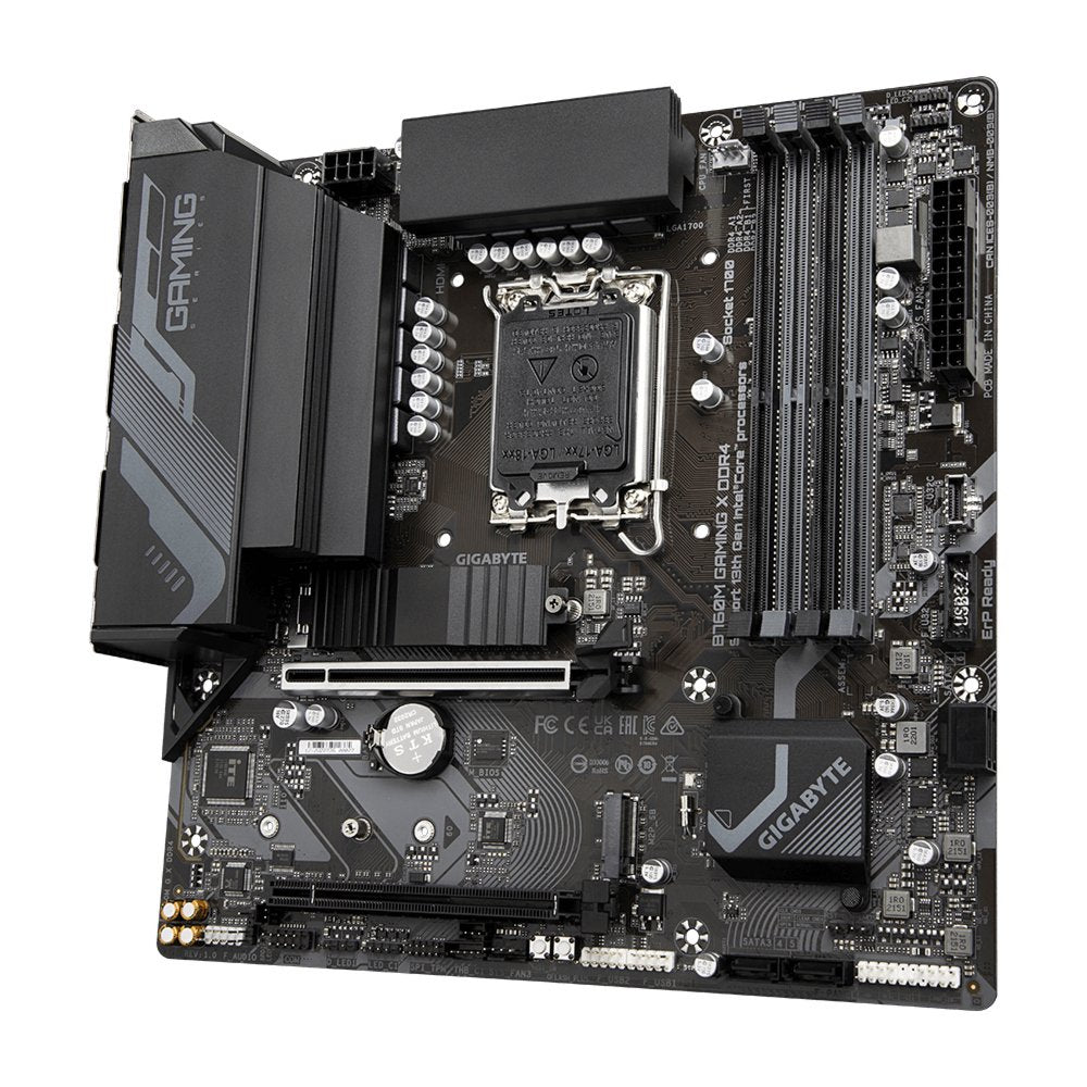 MB Gigabyte B760M GAMING X | Socket LGA 1700 | Intel B760 | 4xDDR4 | Micro-ATX | Moederbord - Matmuis - Matmuis