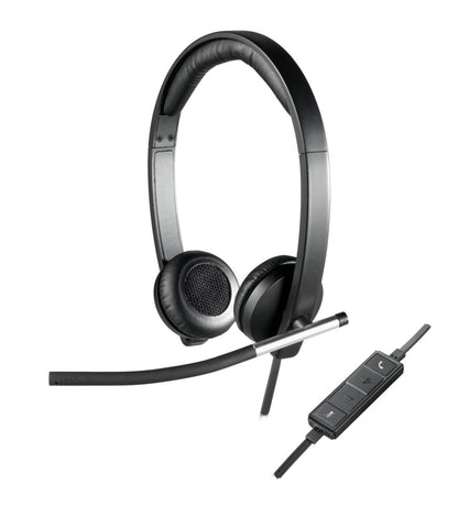 Logitech H650E | Bedrade On-ear Headset USB-A | Zwart - Matmuis - Matmuis