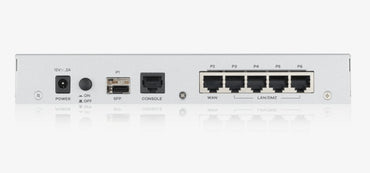 Zyxel USG Flex 100 | Firewall (Hardware) | 900 Mbit/s | 5x Gigabit LAN/WAN | VPN & UTM Beveiliging | Desktopbehuizing - Matmuis