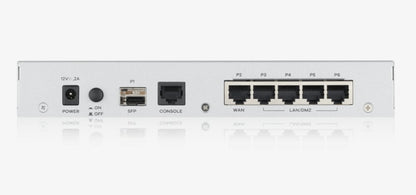Zyxel USG Flex 100 | Firewall (Hardware) | 900 Mbit/s | 5x Gigabit LAN/WAN | VPN & UTM Beveiliging | Desktopbehuizing