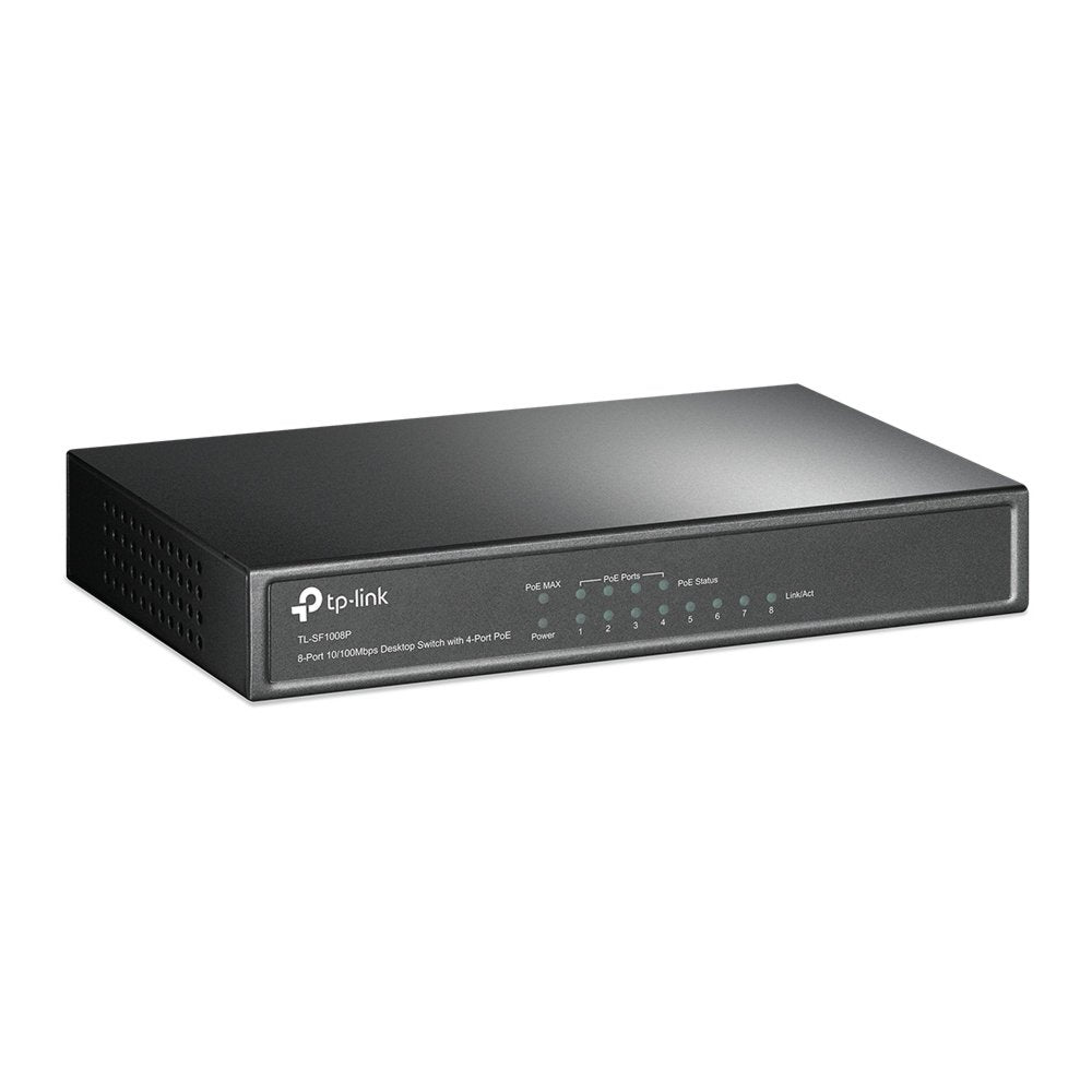 TP-Link TL-SF1008P | Unmanaged Switch | 8-poorts 10/100 Mbps | 4x PoE - Matmuis