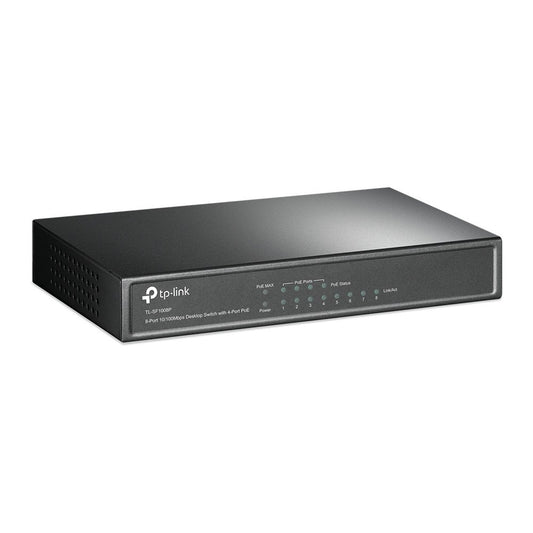 TP-Link TL-SF1008P | Unmanaged Switch | 8-poorts 10/100 Mbps | 4x PoE - Matmuis