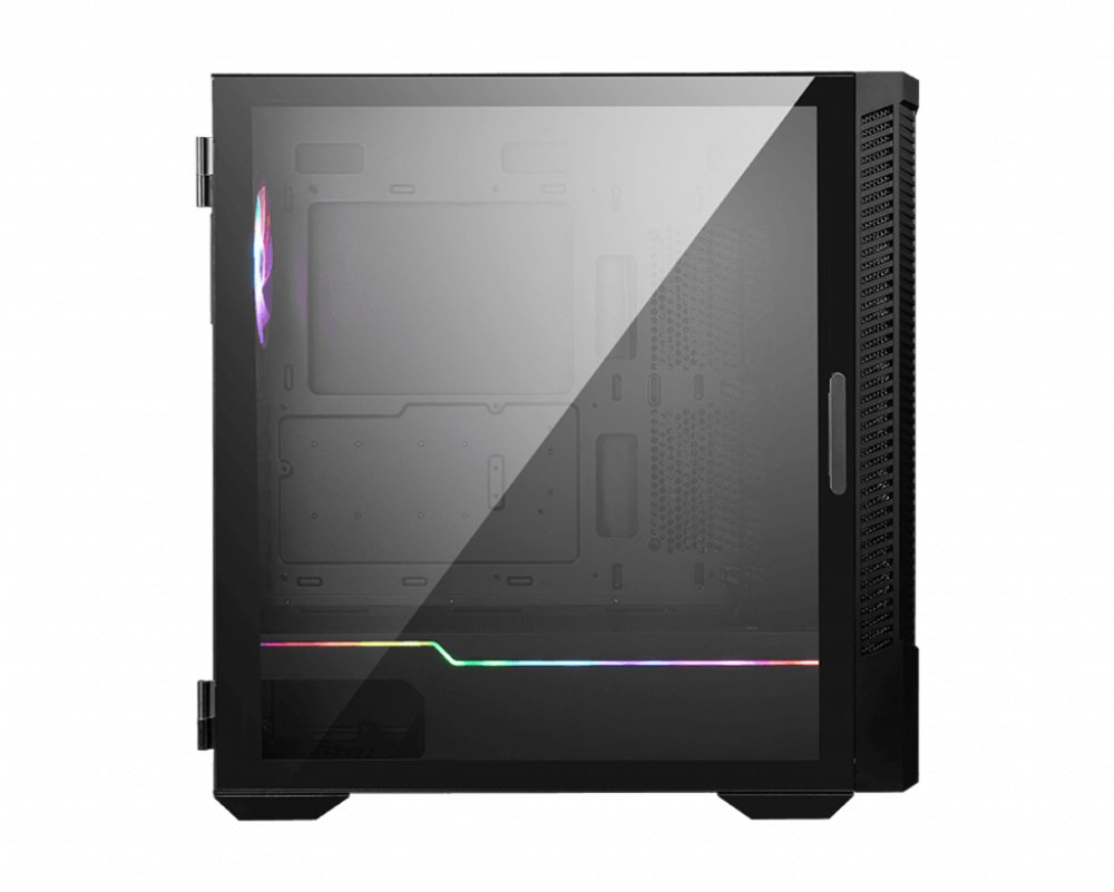 MSI MPG Velox 100P Airflow RGB | Midi Tower Case | Zwart - Matmuis