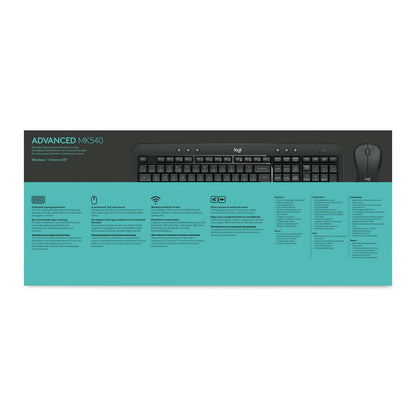 Logitech MK540 Advanced | Draadloze Muis- en Toetsenbordcombo | AZERTY | België - Matmuis - Matmuis