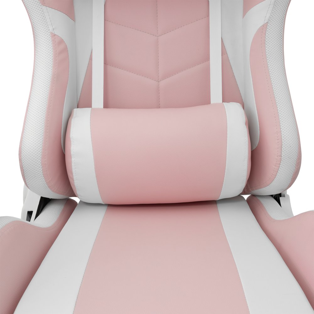 White Shark ROXY | Roze Gamestoel met Verstelbare Rugleuning | Belastbaar tot 120 kg - Matmuis