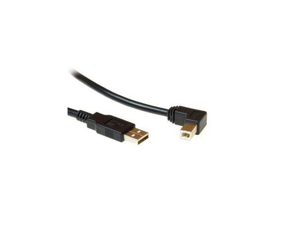 ACT | USB 2.0 Kabel | USB-A naar USB-B (Haaks)