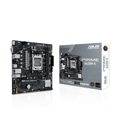 ASUS Prime A620M-K | Socket AM5 | AMD A620 | 2xDDR5 | Micro-ATX | Moederbord - Matmuis - Matmuis