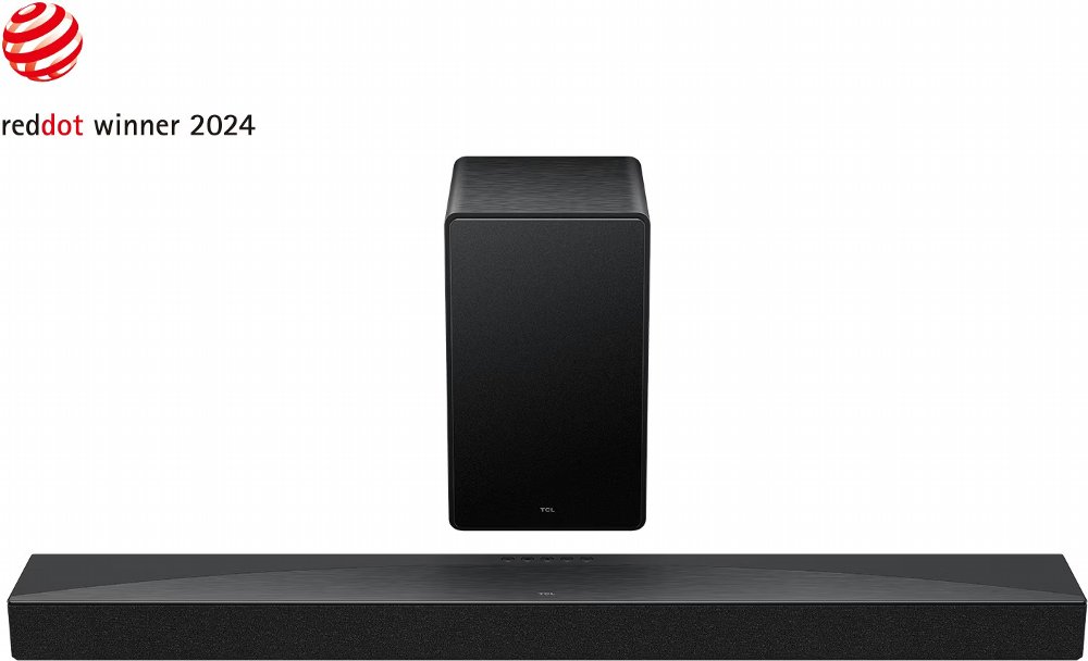 TCL Q65H | 5.1 Soundbar | Dolby Atmos & DTS:X | Draadloze Subwoofer | 580W | Zwart - Matmuis