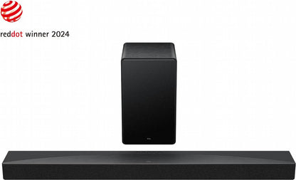 TCL Q65H | 5.1 Soundbar | Dolby Atmos & DTS:X | Draadloze Subwoofer | 580W | Zwart - Matmuis