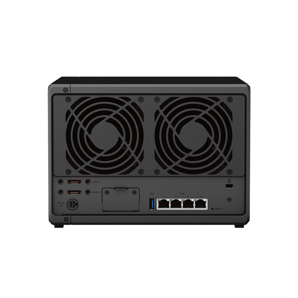 Synology DiskStation DS1522+ NAS | 5 Drive Bays | AMD Ryzen R1600 | 4x Gigabit Ethernet | Desktop | Zwart