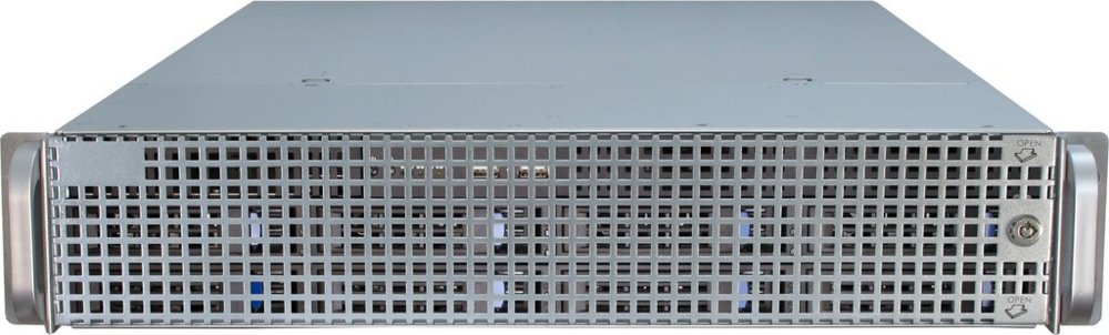 Inter-Tech IPC 2U-2408 Rack Zwart, Roestvrijstaal - Matmuis