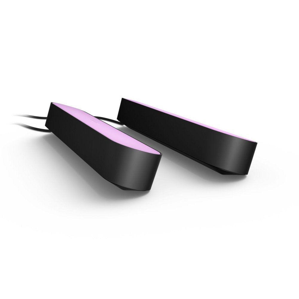 Philips Hue Play | Lichtbalk Dubbelpack | EU/UK Stekker | RGB | Bluetooth & Zigbee | Zwart - Matmuis - Matmuis