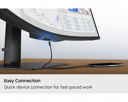Samsung ViewFinity S8 S85TH | 40" 5K2K | 144Hz | Thunderbolt 5 | Curved Ultrawide Monitor | Zwart - Matmuis