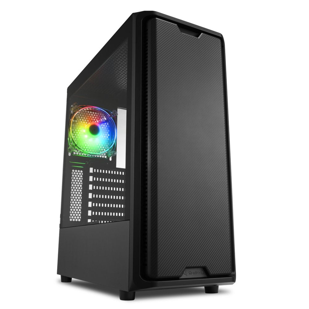 Sharkoon SK3 RGB | Midi Tower Case | Zwart - Matmuis