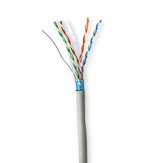 Nedis netwerkkabel | Cat6 | F/UTP (FTP) | 50 m | Grijs | CCBG8522GY50S - Matmuis - Matmuis