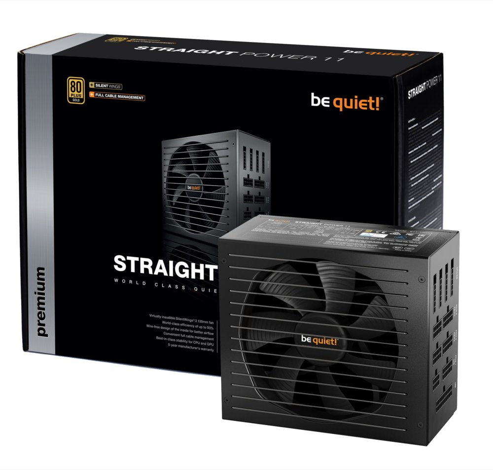 be quiet! Straight Power 11 | 750 Watt Gold ATX PSU | Modulair | Power Supply | Voeding - Matmuis - Matmuis