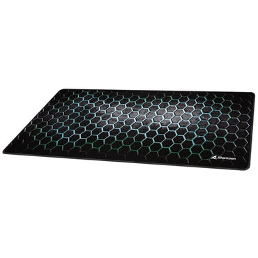 Sharkoon SKILLER SGP30 | Gaming-muismat | XXL-formaat (900 x 400 mm) | Waterafstotend textiel | Antislip rubberen onderzijde | Zwart/Groen