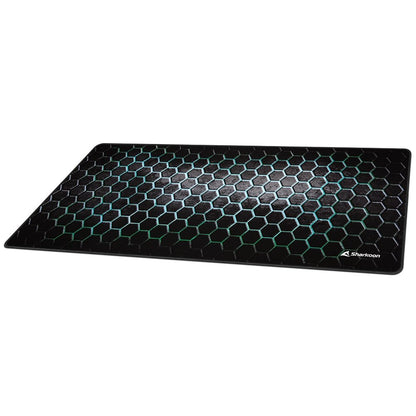Sharkoon SKILLER SGP30 | Gaming-muismat | XXL-formaat (900 x 400 mm) | Waterafstotend textiel | Antislip rubberen onderzijde | Zwart/Groen