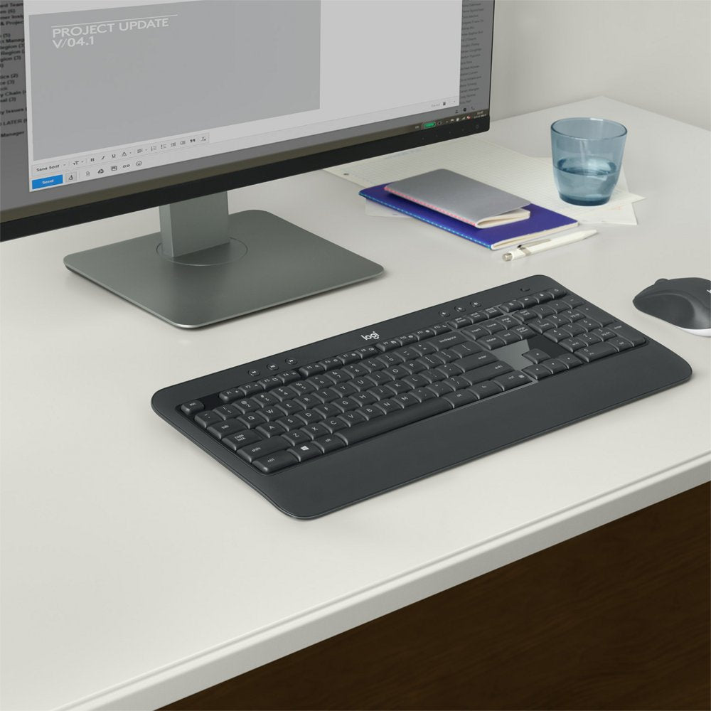 Logitech MK540 Advanced | Draadloze Muis- en Toetsenbordcombo | AZERTY | België - Matmuis - Matmuis