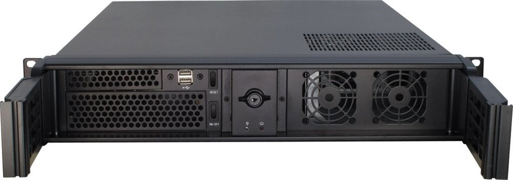 Inter-Tech IPC 2U-2098-SL | Server Rack Case | Zwart - Matmuis