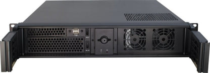 Inter-Tech IPC 2U-2098-SL | Server Rack Case | Zwart - Matmuis