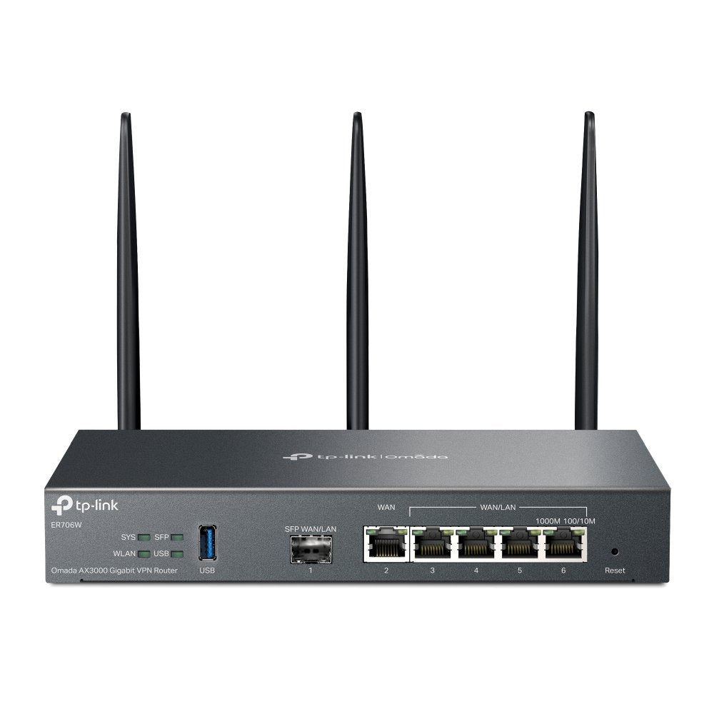 TP-Link Omada AX3000 Gigabit VPN | WiFi 6 Router | Gigabit Ethernet Dual-band (2.4 GHz / 5 GHz) | 2400 Mbit/s - Matmuis - Matmuis