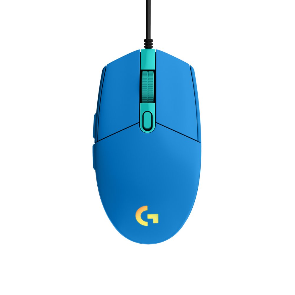 Logitech G203 | Gaming Muis | Rechtshandig | USB-A | 8.000 DPI | Blauw - Matmuis