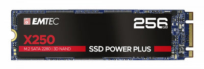 Emtec X250 | M.2 SSD (SATA III) | 256GB | 3D NAND - Matmuis - Matmuis