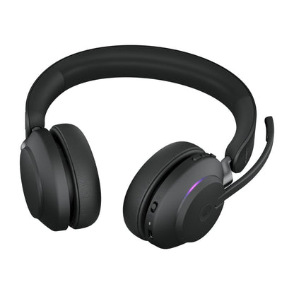 Jabra Evolve 65 | Draadloze On-Ear Headset | Bluetooth | Oplaadstation | Zwart - Matmuis - Matmuis