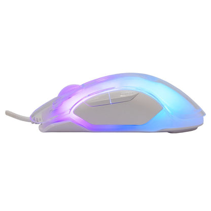 White Shark Mordred-W | Gaming Muis | 825 Chipset | RGB Verlichting | 12.800 DPI | Wit - Matmuis - Matmuis