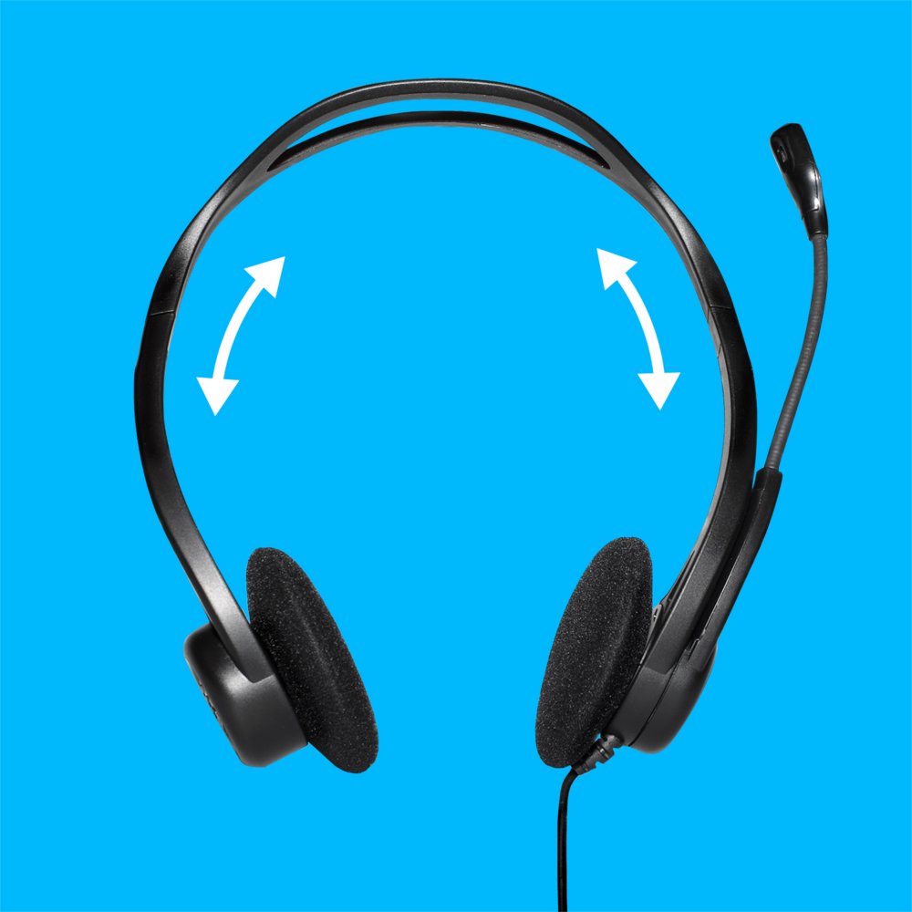 Logitech H960 | Bedrade On-ear Headset USB-A | Zwart - Matmuis - Matmuis
