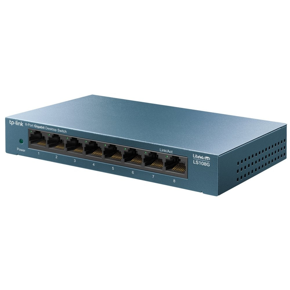 TP-Link LS108G | Unmanaged Switch | 8 Poorten | Gigabit Ethernet (10/100/1000 Mbps) | Desktop - Matmuis