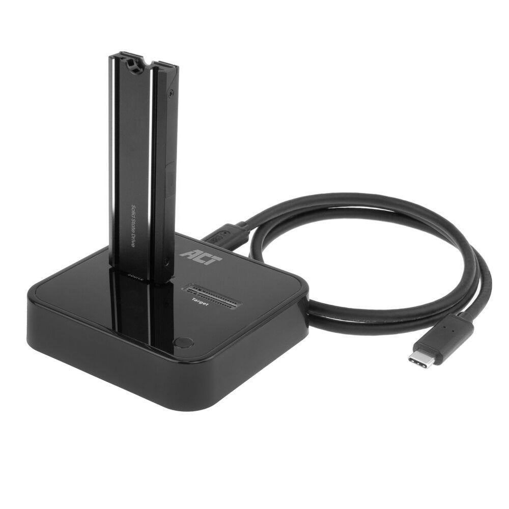 ACT AC1502 | Dual M.2 NVMe/PCIe SSD Docking Clone Station | USB-C 3.2 Gen2 (10 Gbps) - Matmuis - Matmuis