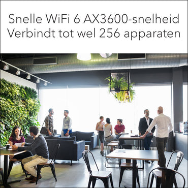Netgear Insight WAX210 | WiFi 6 Access Point (AX1800) | 1800 Mbit/s | PoE (802.3at) | Inclusief Montagebeugel - Matmuis